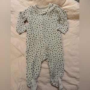 Baby animal print sleeper